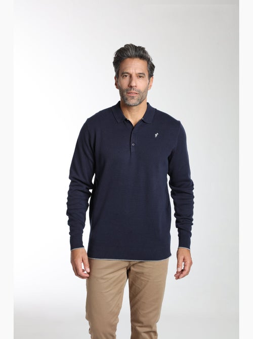 Gentleman Farmer - Pull col polo  en coton MILANO POLO - Kiabi