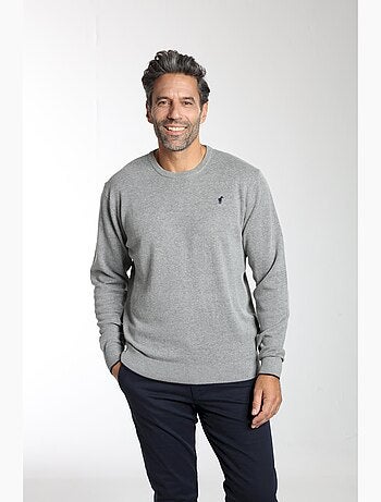 Gentleman Farmer - Pull col polo en coton MILANO POLO