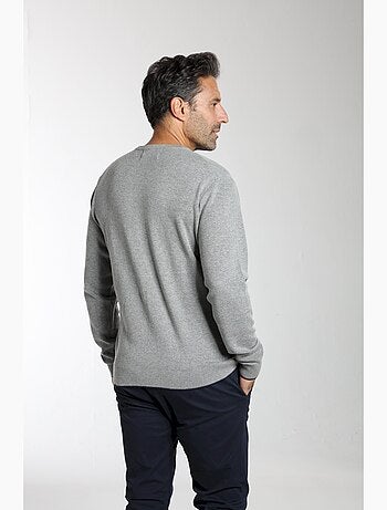 Gentleman Farmer - Pull col polo en coton MILANO POLO