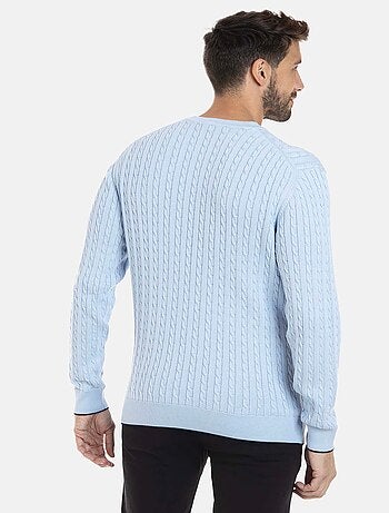 Gentleman Farmer - Pull col rond en coton LEO