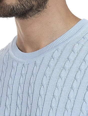 Gentleman Farmer - Pull col rond en coton LEO