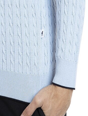 Gentleman Farmer - Pull col rond en coton LEO