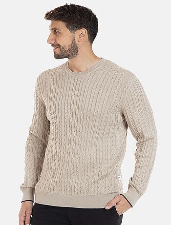 Gentleman Farmer - Pull col rond en coton LEO