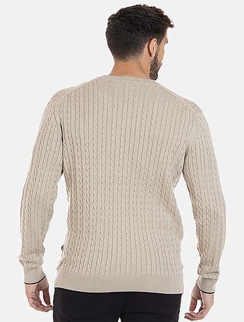 Gentleman Farmer - Pull col rond en coton LEO