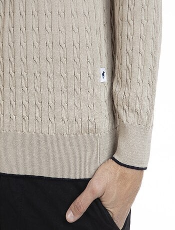 Gentleman Farmer - Pull col rond en coton LEO