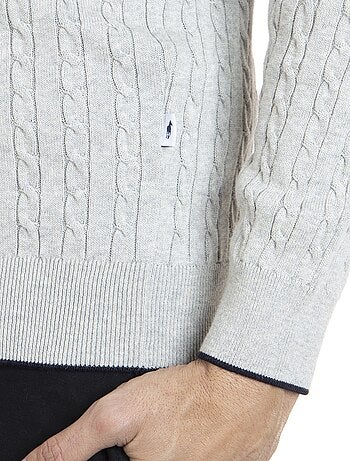 Gentleman Farmer - Pull col rond en coton LEO