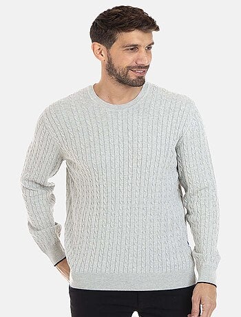 Gentleman Farmer - Pull col rond en coton LEO