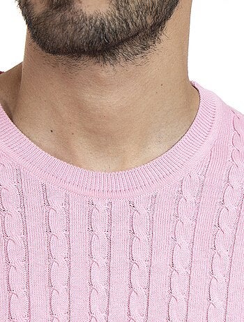 Gentleman Farmer - Pull col rond en coton LEO