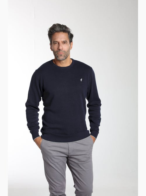 Gentleman Farmer - Pull col rond  en coton MILANO RDC - Kiabi