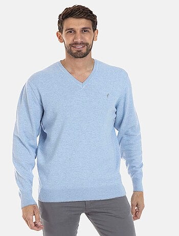 Gentleman Farmer - Pull col v en laine LARS