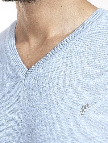 Gentleman Farmer - Pull col v en laine LARS