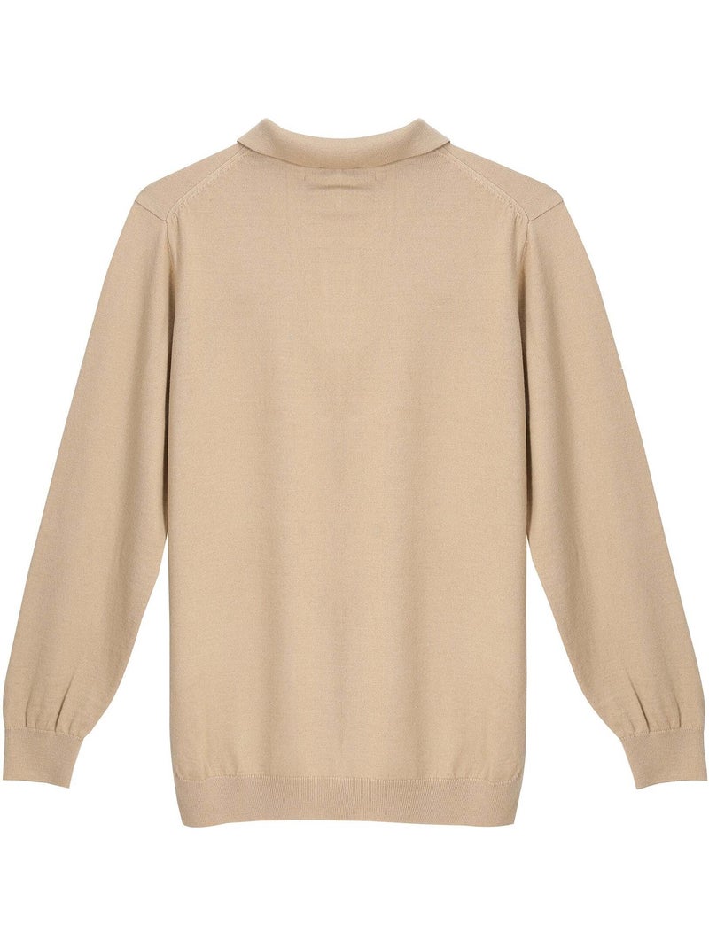 Gentleman Farmer - Pulls col camionneur  en laine PATHY Camel - Kiabi