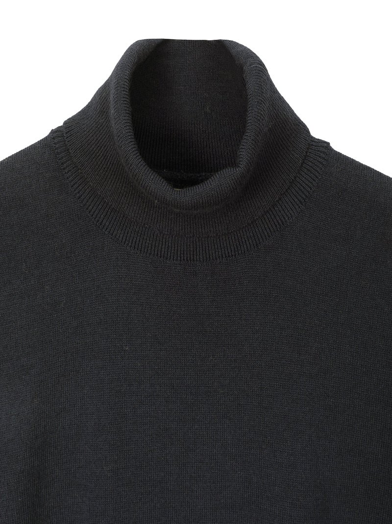 Gentleman Farmer - Pulls col camionneur  en laine PERCY Noir - Kiabi