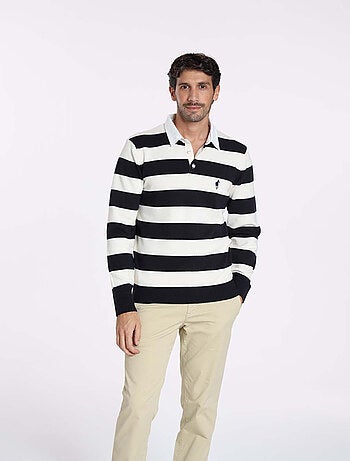 Gentleman Farmer - Pulls col polo en coton RACING