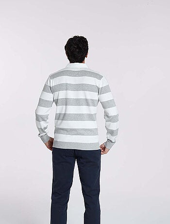 Gentleman Farmer - Pulls col polo en coton RACING