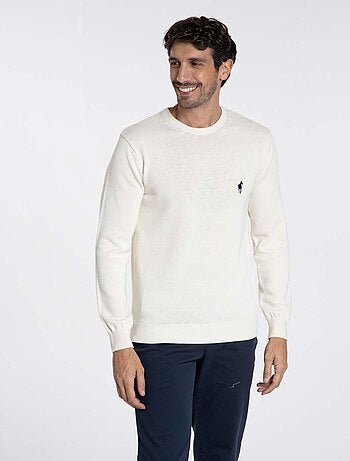 Gentleman Farmer - Pulls col rond en coton PACO