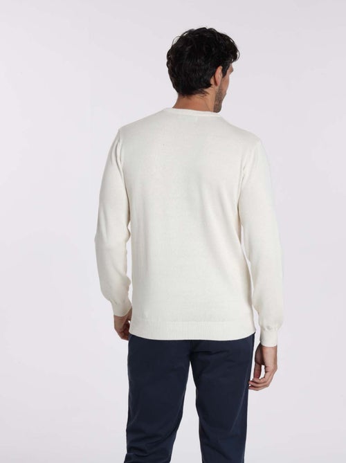 Gentleman Farmer - Pulls col rond  en coton PACO - Kiabi