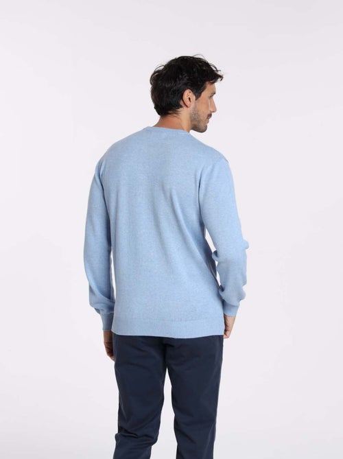 Gentleman Farmer - Pulls col rond  en coton PACO - Kiabi