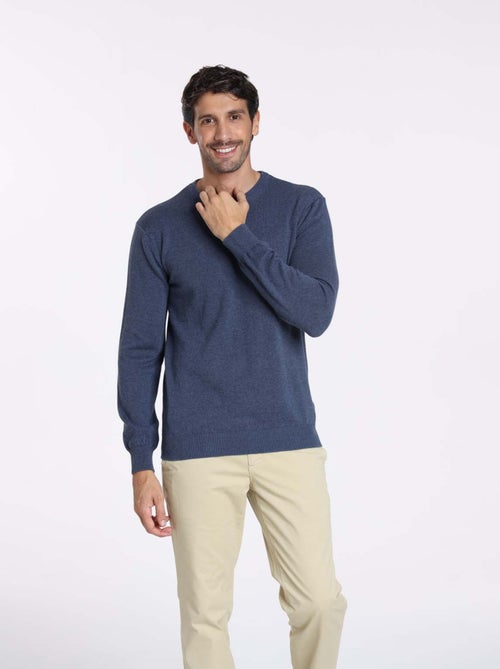 Gentleman Farmer - Pulls col rond  en coton PACO - Kiabi
