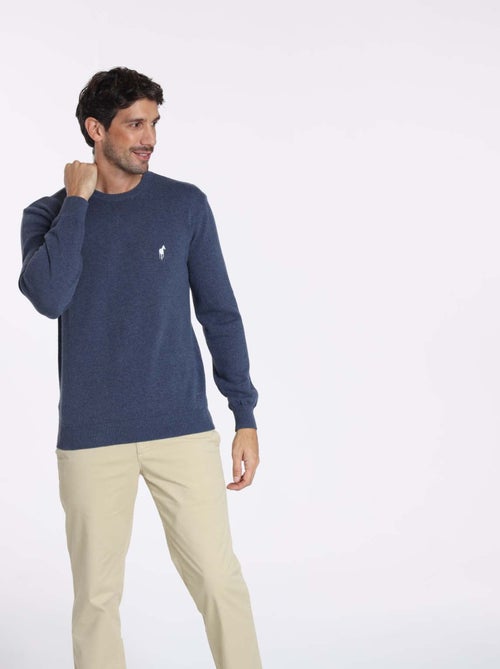 Gentleman Farmer - Pulls col rond  en coton PACO - Kiabi