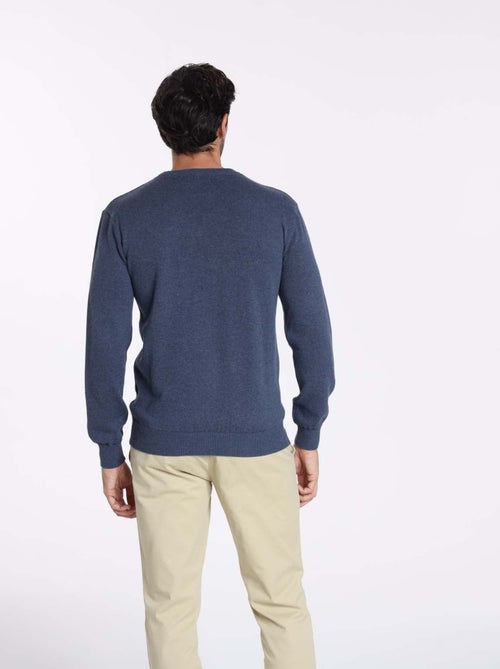 Gentleman Farmer - Pulls col rond  en coton PACO - Kiabi