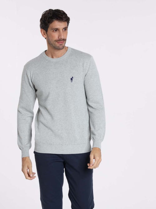 Gentleman Farmer - Pulls col rond  en coton PACO - Kiabi