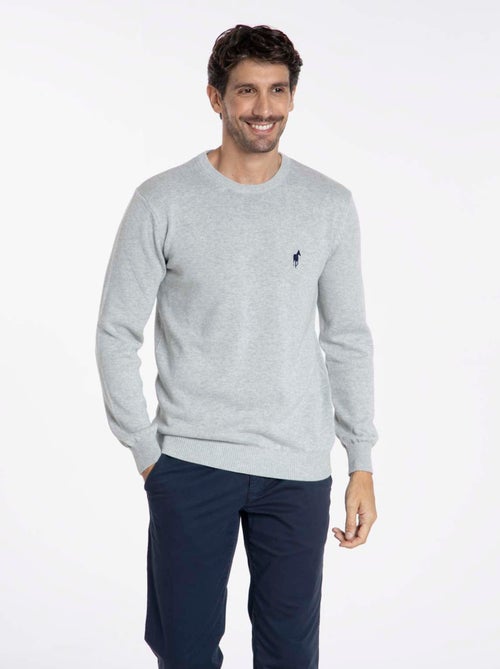 Gentleman Farmer - Pulls col rond  en coton PACO - Kiabi