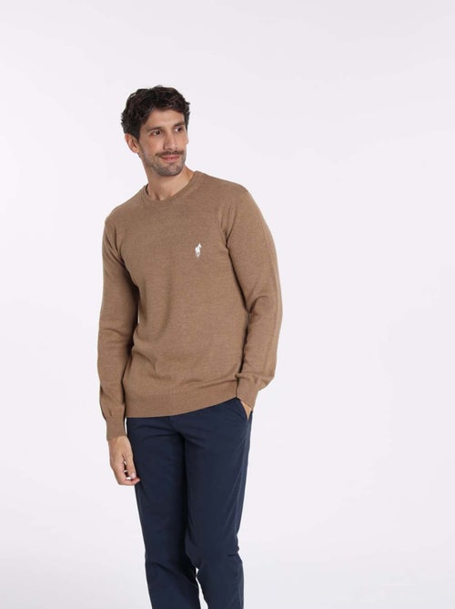 Gentleman Farmer - Pulls col rond  en coton PACO - Kiabi