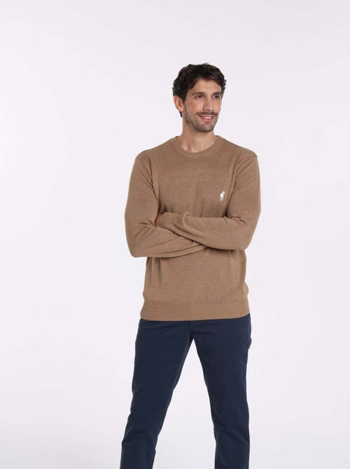 Gentleman Farmer - Pulls col rond  en coton PACO - Kiabi