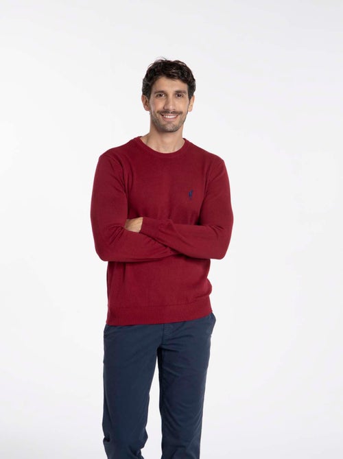 Gentleman Farmer - Pulls col rond  en coton PACO - Kiabi