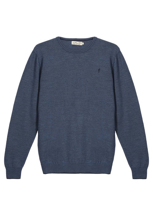 Gentleman Farmer - Pulls col rond  en laine PAIGE - Kiabi