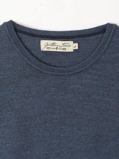 Gentleman Farmer - Pulls col rond  en laine PAIGE - Kiabi