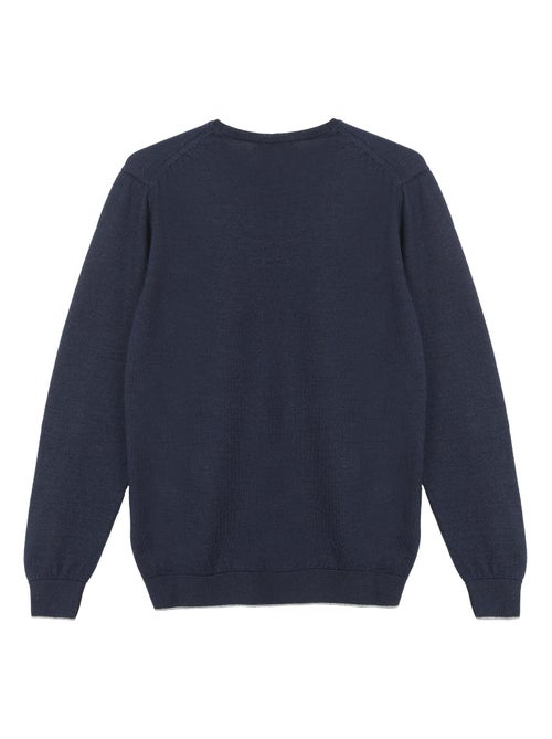 Gentleman Farmer - Pulls col rond  en laine PAIGE - Kiabi