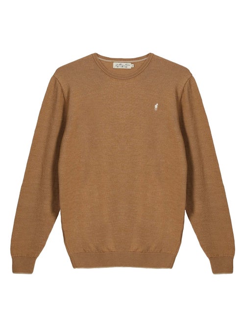 Gentleman Farmer - Pulls col rond  en laine PAIGE - Kiabi