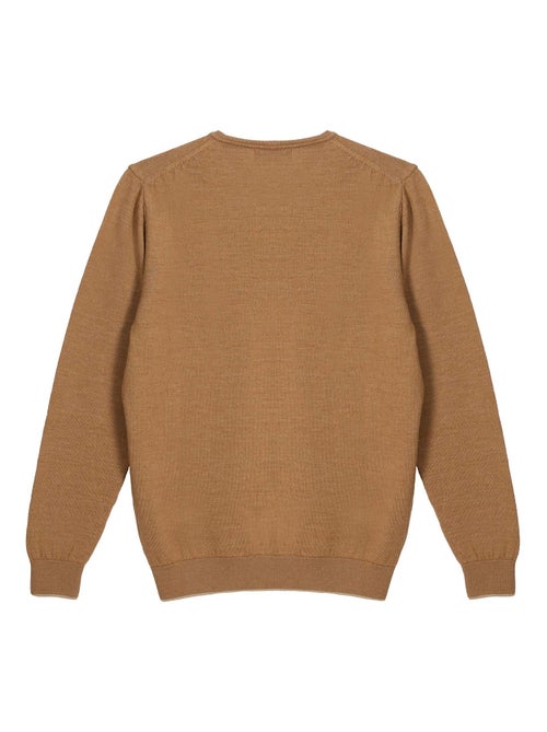 Gentleman Farmer - Pulls col rond  en laine PAIGE - Kiabi