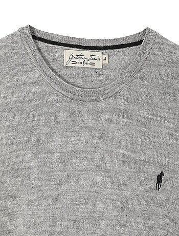 Gentleman Farmer - Pulls col rond en laine PAIGE