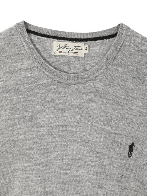 Gentleman Farmer - Pulls col rond  en laine PAIGE - Kiabi