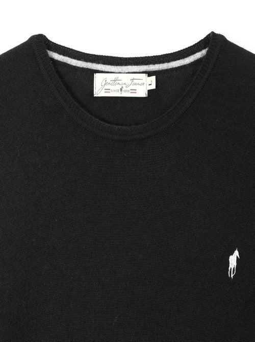 Gentleman Farmer - Pulls col rond  en laine PAIGE - Kiabi