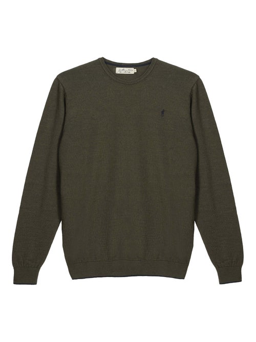 Gentleman Farmer - Pulls col rond  en laine PAIGE - Kiabi