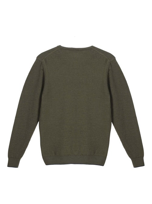 Gentleman Farmer - Pulls col rond  en laine PAIGE - Kiabi