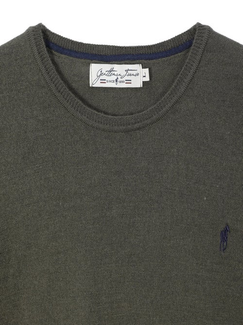 Gentleman Farmer - Pulls col rond  en laine PAIGE - Kiabi