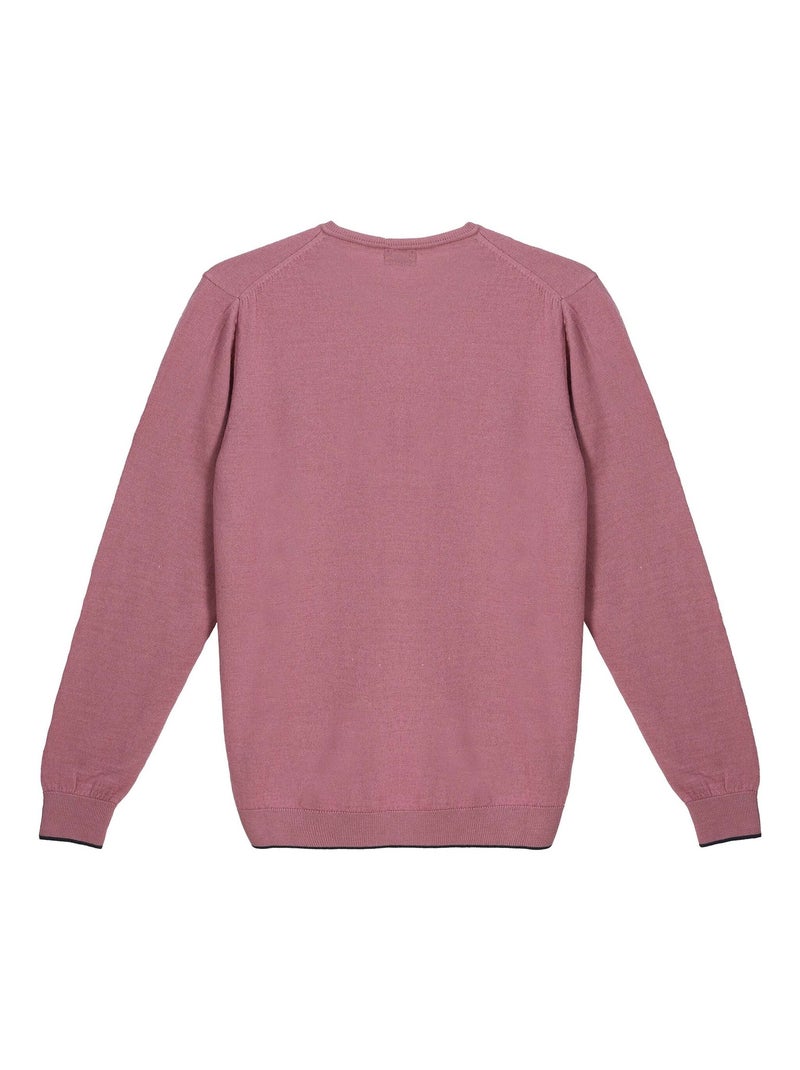 Gentleman Farmer - Pulls col rond  en laine PAIGE Violet - Kiabi