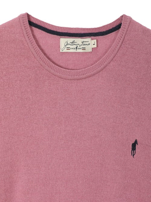 Gentleman Farmer - Pulls col rond  en laine PAIGE - Kiabi