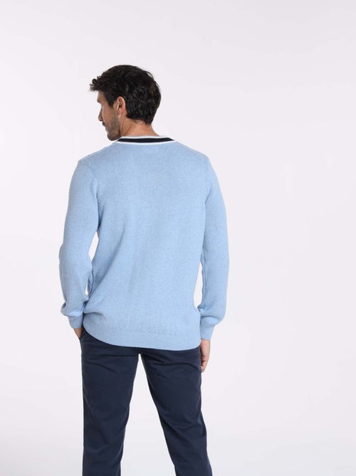 Gentleman Farmer - Pulls col v  en coton PAULIN - Kiabi