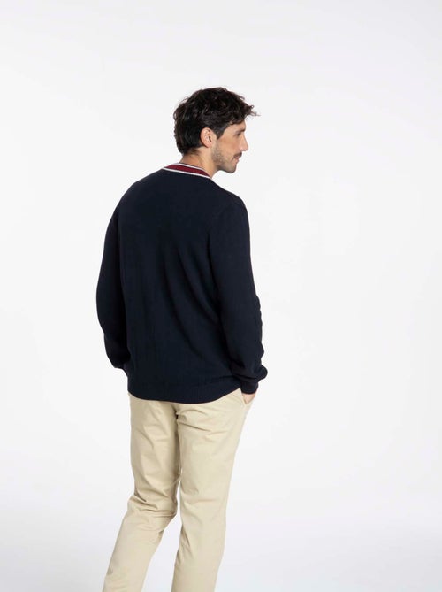 Gentleman Farmer - Pulls col v  en coton PAULIN - Kiabi