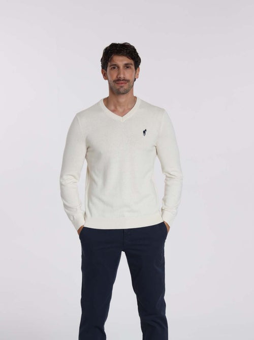 Gentleman Farmer - Pulls col v  en coton PITT - Kiabi
