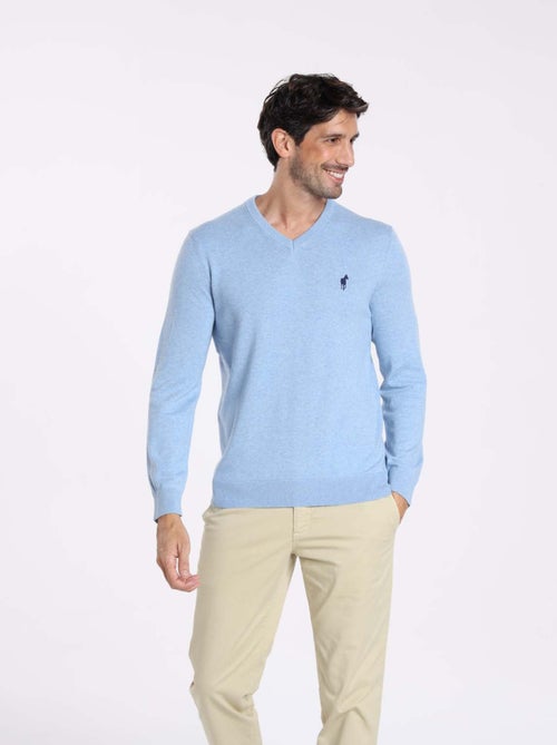 Gentleman Farmer - Pulls col v  en coton PITT - Kiabi