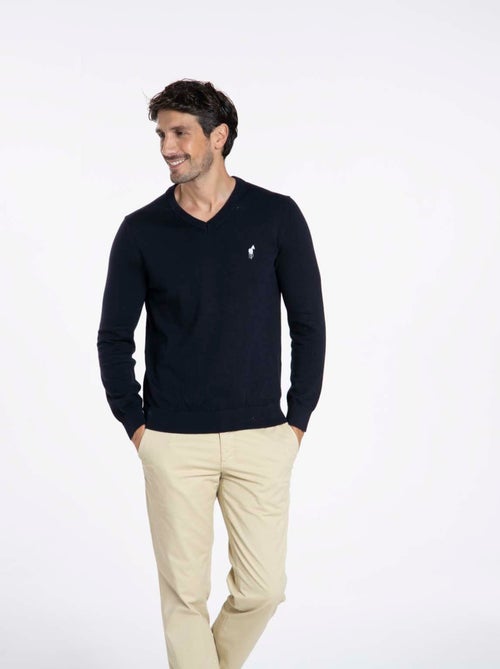 Gentleman Farmer - Pulls col v  en coton PITT - Kiabi