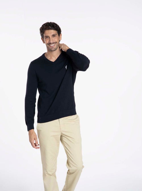 Gentleman Farmer - Pulls col v  en coton PITT - Kiabi