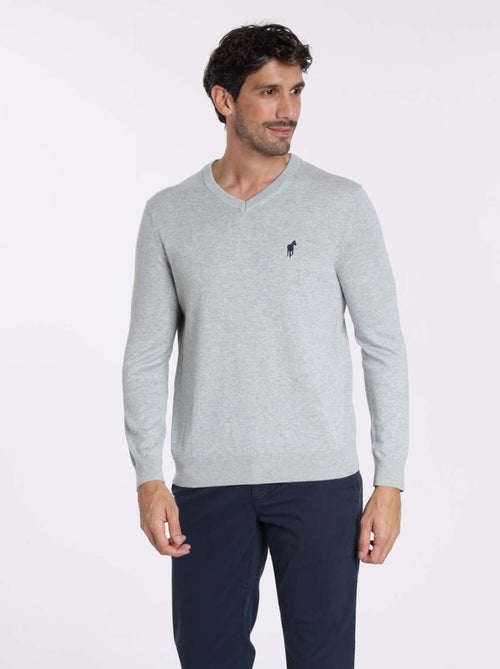 Gentleman Farmer - Pulls col v  en coton PITT - Kiabi